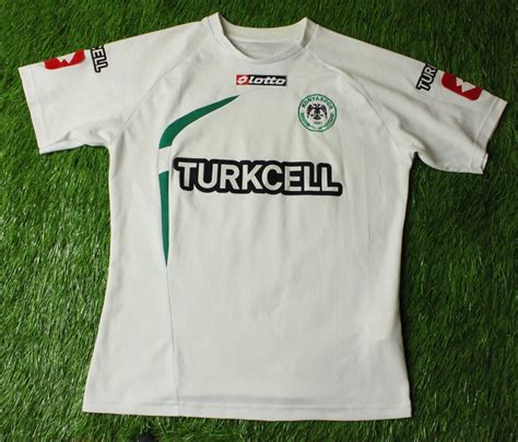 Konyaspor Away football shirt 2005 - 2006. Sponsored by Turkcell