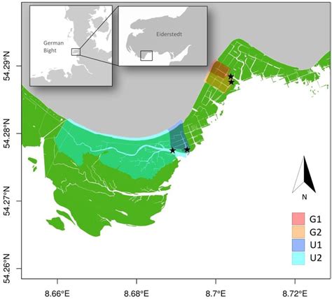 1: Location of the analysed salt marsh with spatial extent of the... | Download Scientific Diagram