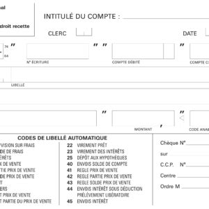 Mouvement Comptable Simple Imprimerie Fortin Le Progr S