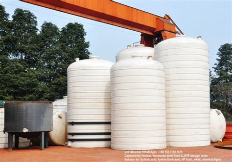 Gallon Hydrochloric Acid Storage Pe Tank Vertical Horizontal