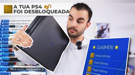 COMO DESBLOQUEAR PS4 11 00 GoldHEN Modo Repouso YouTube