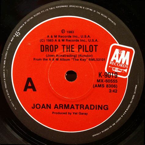 Joan Armatrading – Drop The Pilot (1983, Vinyl) - Discogs