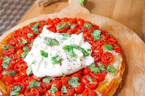 Ma Tatin Aux Tomates Cerises Burrata Basilic