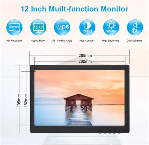 Inch Capacitive Touch Screen Monitor Lcd Display With Vga Hdmi Av Bnc