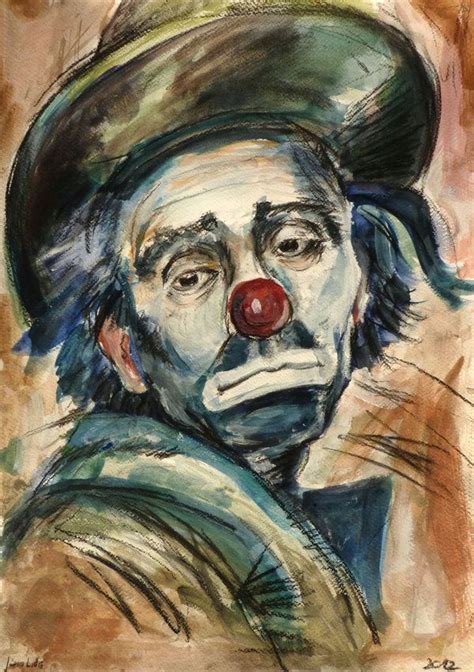 Famous Sad Clown Paintings