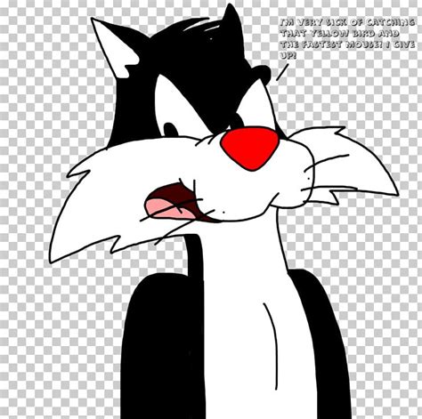 Sylvester Jr. Tweety Whiskers Speedy Gonzales PNG, Clipart, Black ...