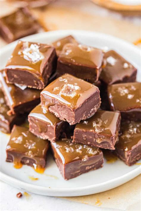 Salted Caramel Chocolate Fudge Recipe The Cookie Rookie