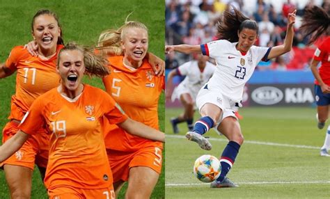 Holanda e Estados Unidos estão na final da Copa do Mundo na França