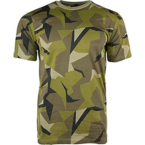 Swedish Camouflage T Shirt Keep Shooting