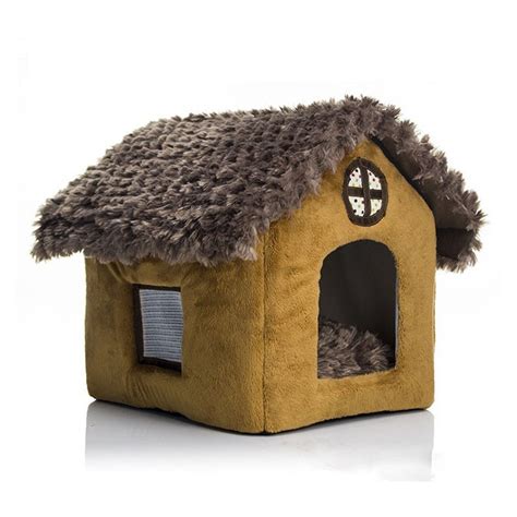 Cute Small Pet Cat Dog Bed Tent House Kennels For Small Dog