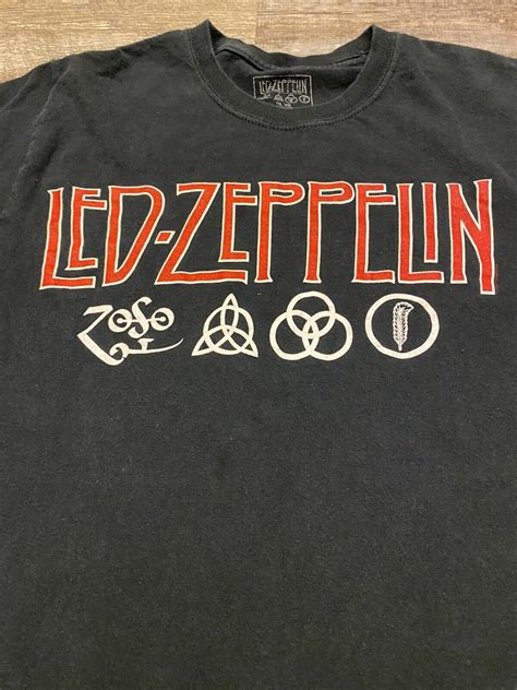 Led Zeppelin Zoso Album Symbols Logo Graphic B Gem