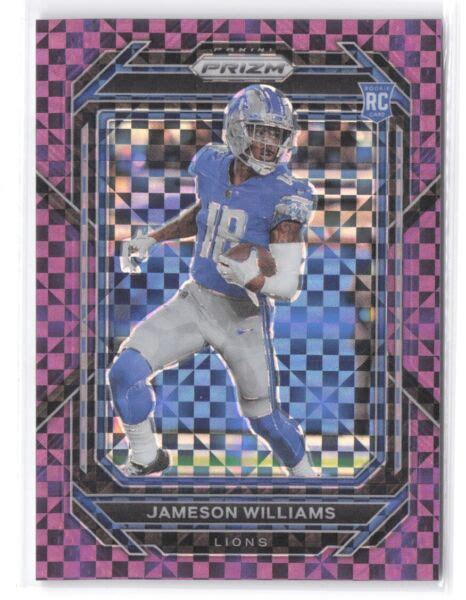 Panini Prizm Rookies Purple Power Prizm Jameson Williams