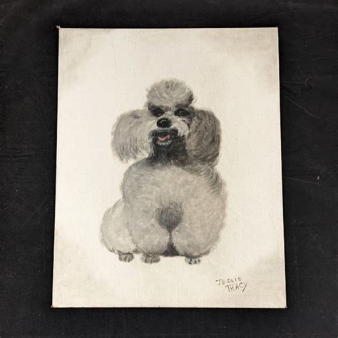 Poodle Painting - Etsy