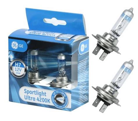 GE General Electric H7 12V 55W Sportlight Ultra Halogen 58520SBU 2er ...