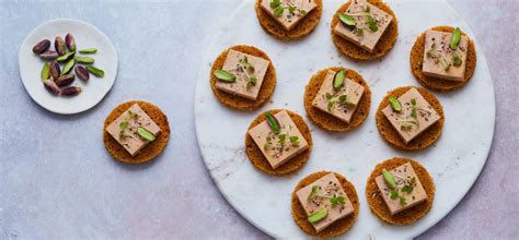 Foie Gras Pistachio Gingerbread Slices Petrossian Uk