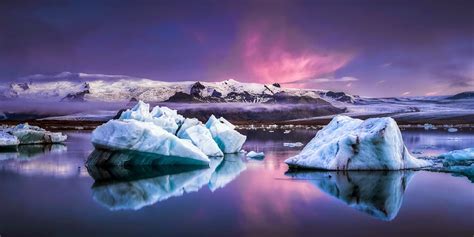 Sociolatte: Jökulsarlon Glacier Lagoon during a summer night Photo by ...