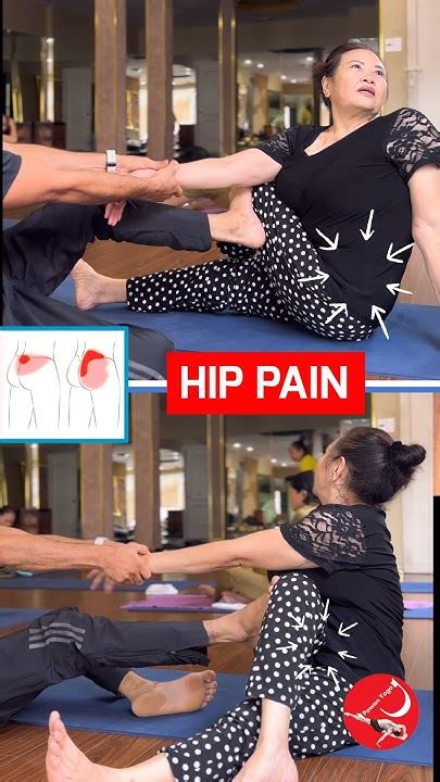 Hip Pain Pawan Yoga One Side Hip Pain Yoga For Hip Pain Hip Pain