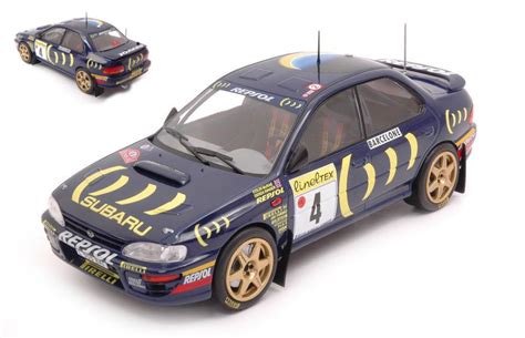 Modellino Auto Rally Scala 1 24 Ixo Model SUBARU IMPREZA 555 N 4 RALLY