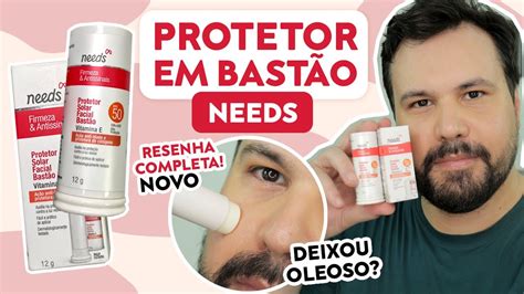 Protetor Em Bast O Needs Resenha Filtro Solar Firmeza E Antissinais