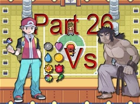 Pokemon Fire Red Elite Four Bruno Part 26 YouTube