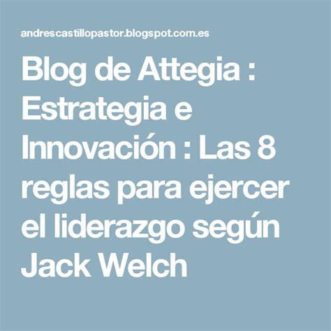 Blog De Attegia Estrategia E Innovaci N Las Reglas Para Ejercer