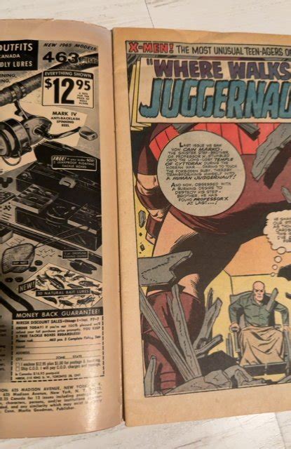 The X Men Where Walks The Juggernaut Needs A Press Comic