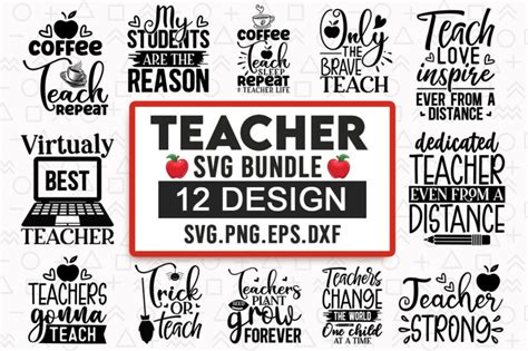 Teacher Svg Bundle Buy T Shirt Designs