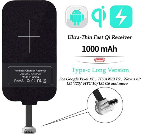 Amazon Nillkin Qi Receiver Usb C Thin Wireless Charging Receiver