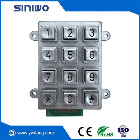 China Industrial Metal Keypad Suppliers Manufacturers Factory Direct Price Siniwo