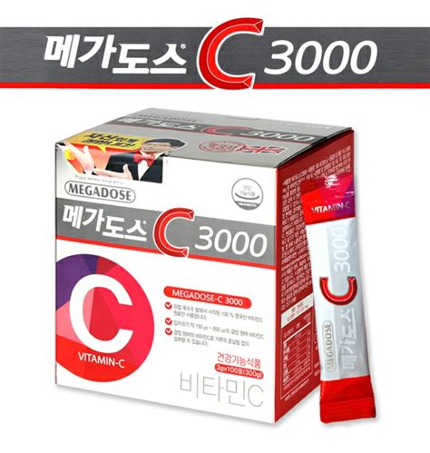 고려은단 메가도스c 3000100포x1박스300g 티몬