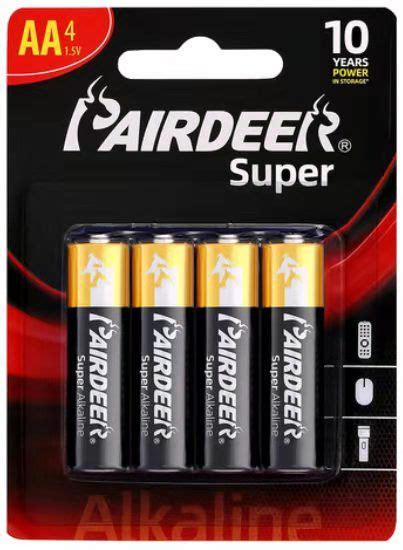 Taii New Packaging Pairdeer Super Alkaline AA AAA Battery LR6