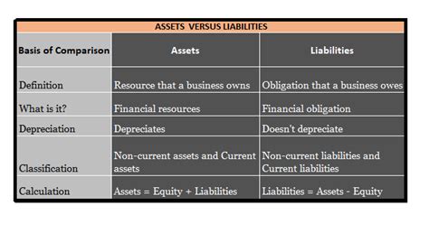 1 Understanding The Difference Between Assets And Liabilities