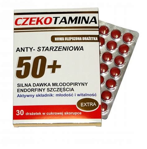 Czekotamina 50 Anty starzeniowa prezent 50 urodziny dla męża żony taty