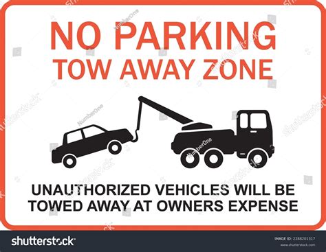 Unauthorized Vehicles Will Be Towed Over Royalty Free Licensable