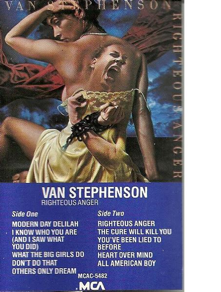 Van Stephenson Righteous Anger 1984 Cassette Discogs