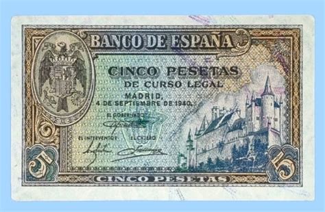 Esta Es La Foto Del Billete De 5 Pesetas Con El Que Puedes Ganar Más De