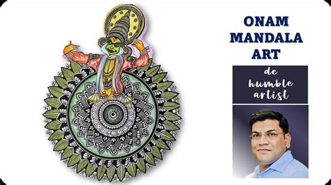 Onam Mandala Art Beginners Step By Step Onam Festival Special