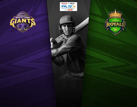 Whitetown Dropthought Giants Vs Yanam Royals Match 26 Match Live Score Pondicherry Premier