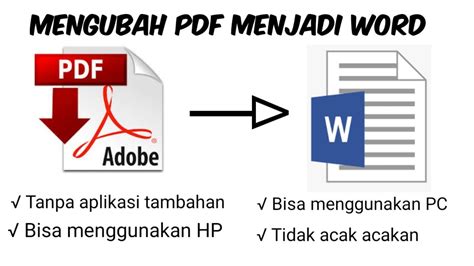 Cara Membuat File Pdf Menjadi Word Riset