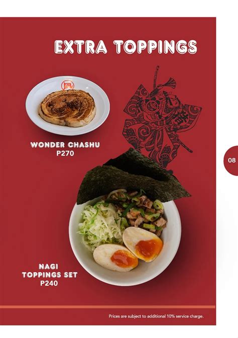 Ramen Nagi Menu 2024 Rona Vonnie