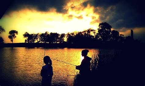 Fishing in the sunset | Sunset, Outdoor, Picture