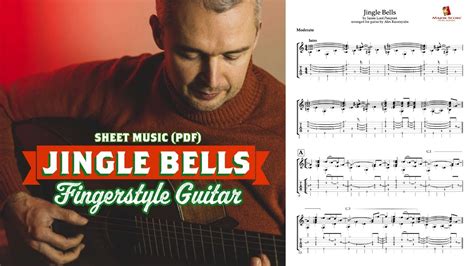 Jingle Bells Sheet Music Fingerstyle Guitar Tabs Youtube