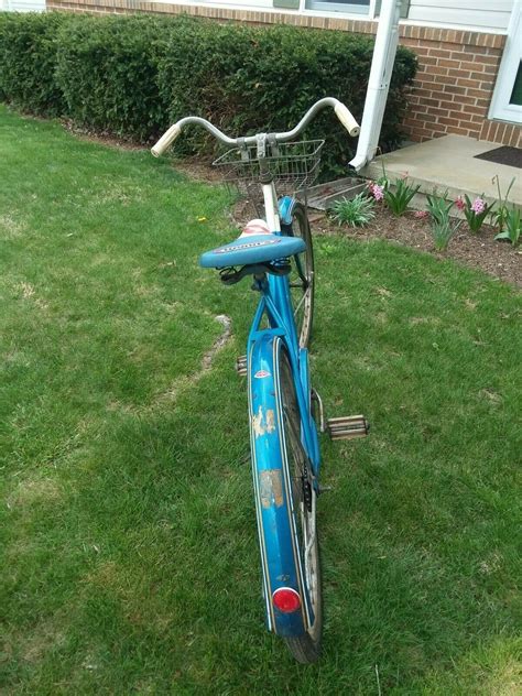 Vintage Amf Roadmaster Skyrider 26 Ladies Bicycle 1960s With Basket