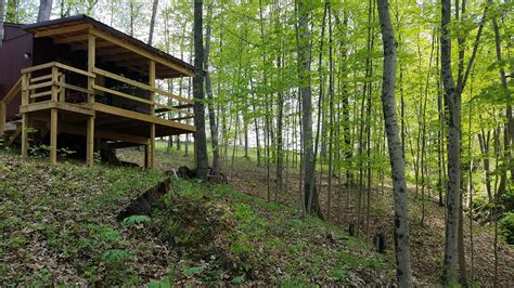 Wooded Ravine Cabin Hocking Hills Campgrounds