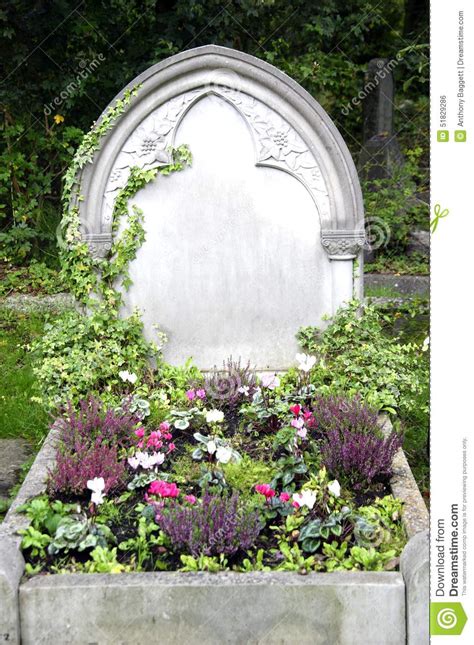 Blank tombstone stock photo. Image of death, funeral - 51829286