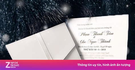 Lộ thiệp cưới của hot girl Tâm Tít và chồng thiếu gia Đời sống Sao ZNEWS VN