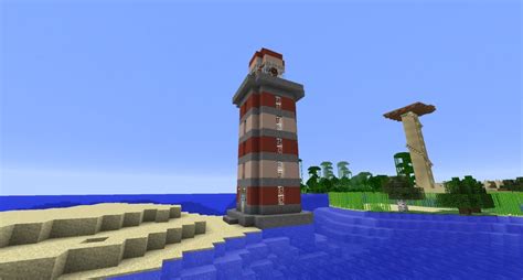 ᐅ Leuchtturm aus Lehm mit Tageslichtsensor in Minecraft bauen