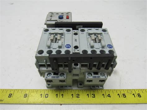 Allen Bradley 104 C12D22 Ser B Reversing Contactor W Overload Relay 1