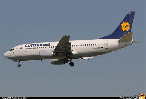 D ABEK Lufthansa Boeing 737 330 AviacionCR Net