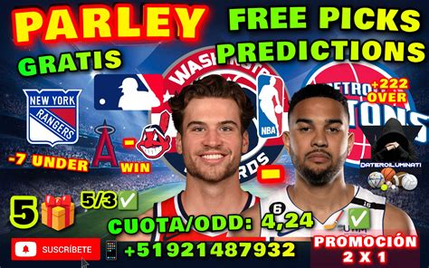 Pron Sticos Y Predicciones Parley Mlb Nhl Nba Picks Today Picks Parley